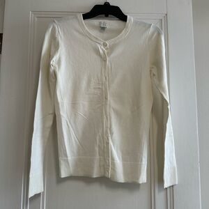 Like new! a new day Women's Light Ivory Cardigan Sweater - Size XS